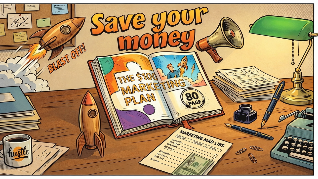 The $100 Marketing Plan — guide and tools